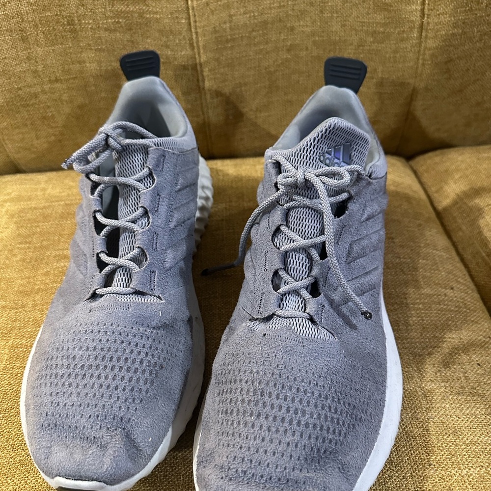 Adidas Men's Gray Athletic Sneakers